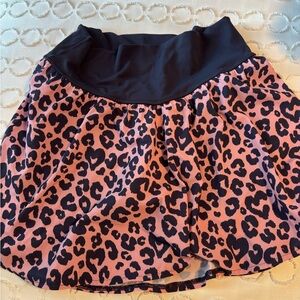 Aerie Pink and Black Leopard Tennis/ Golf Skirt